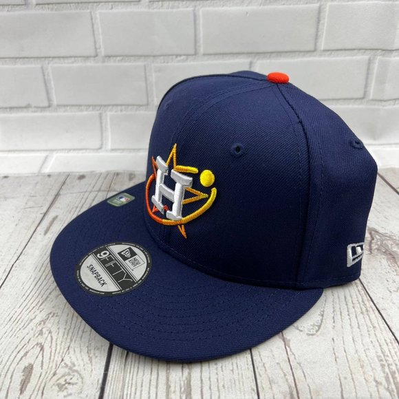 Houston Astros MLB 9Fifty New Era Hat Snapback Cap Blue New Men - Picture 3 of 7